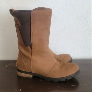 Sorel Emelie Mid Elk Genuine Leather Boots 5.5